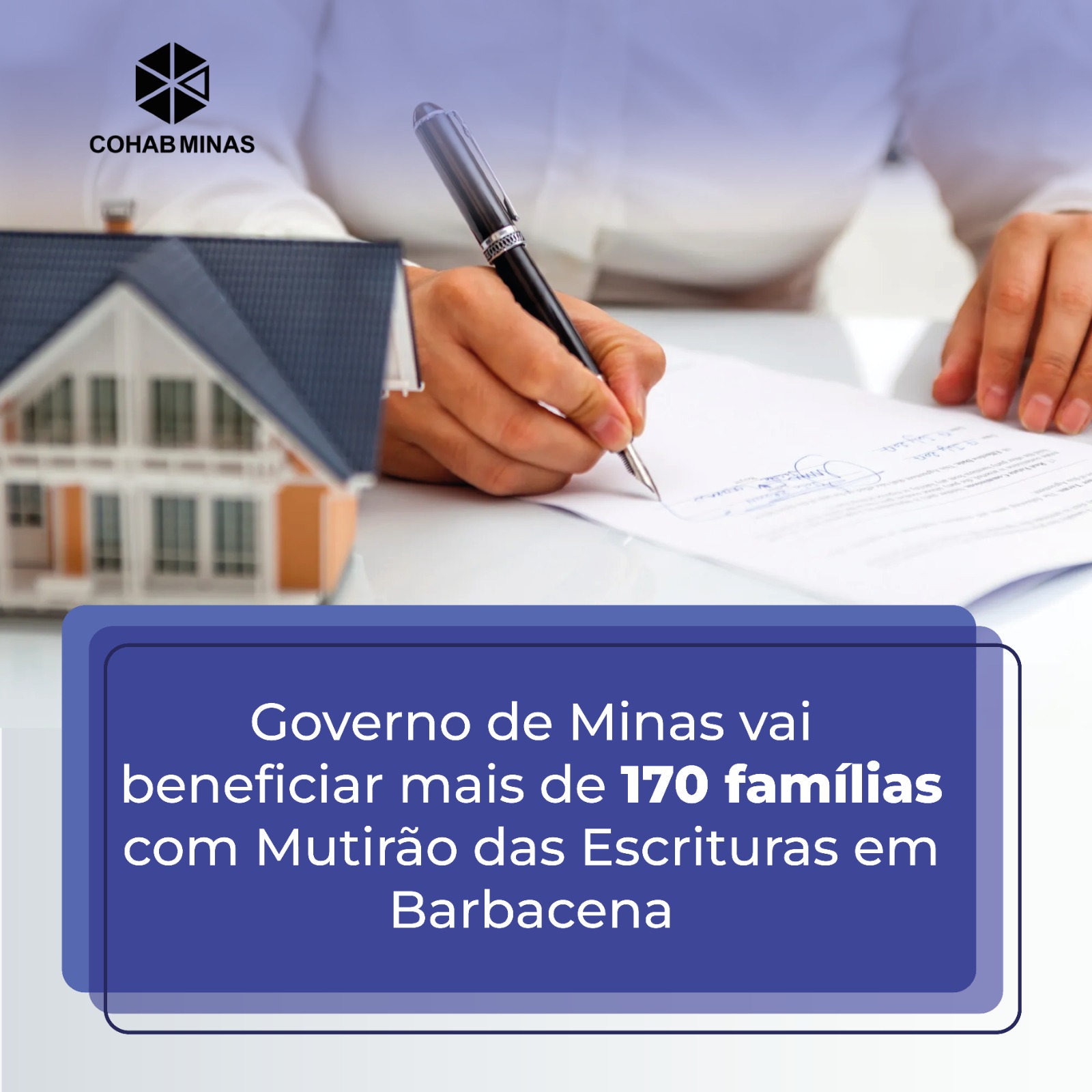 Governo de Minas vai beneficiar mais de 170 famílias com Mutirão das Escrituras em Barbacena